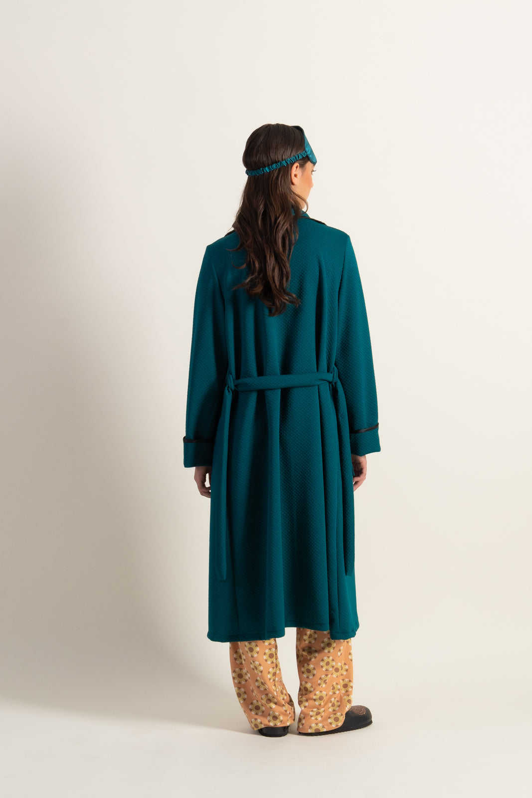Robe de Chambre GLORIA verde ingles