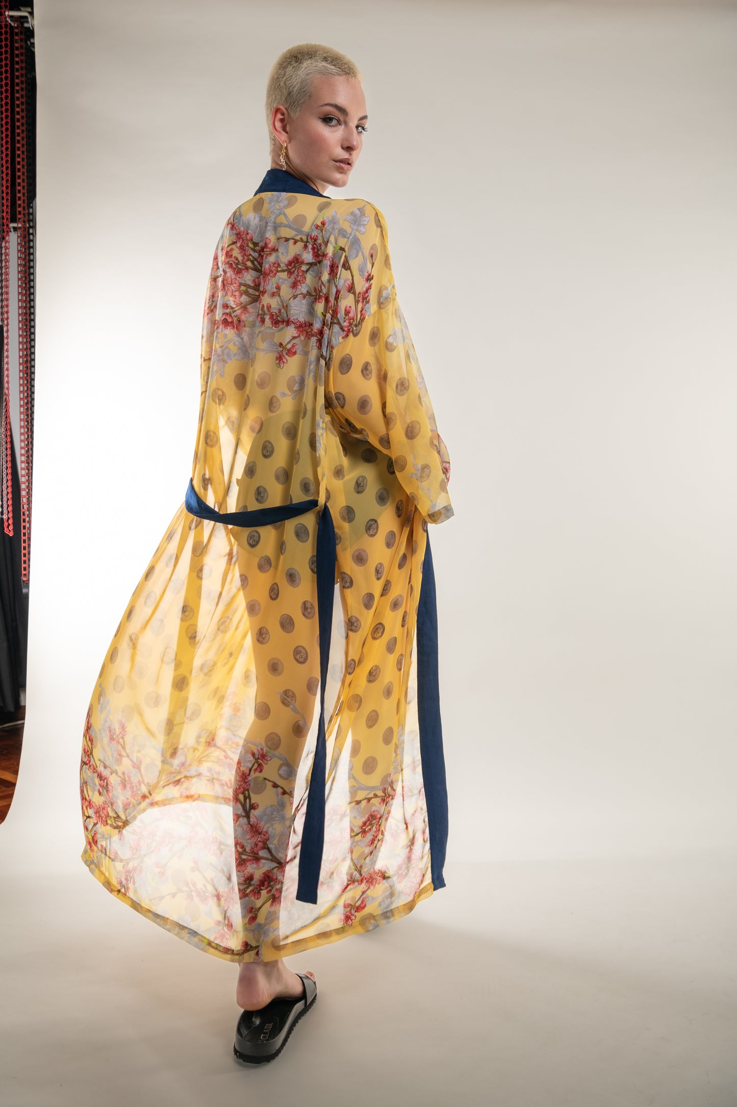 Kimono /bata Cerezo de Otoño