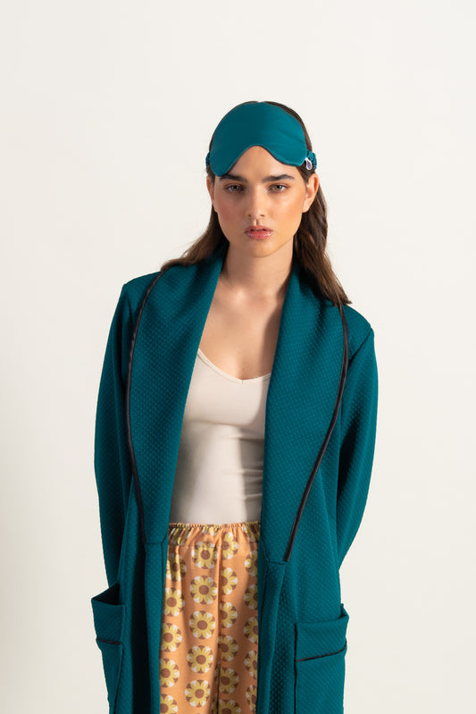 Robe de Chambre  GLORIA verde ingles