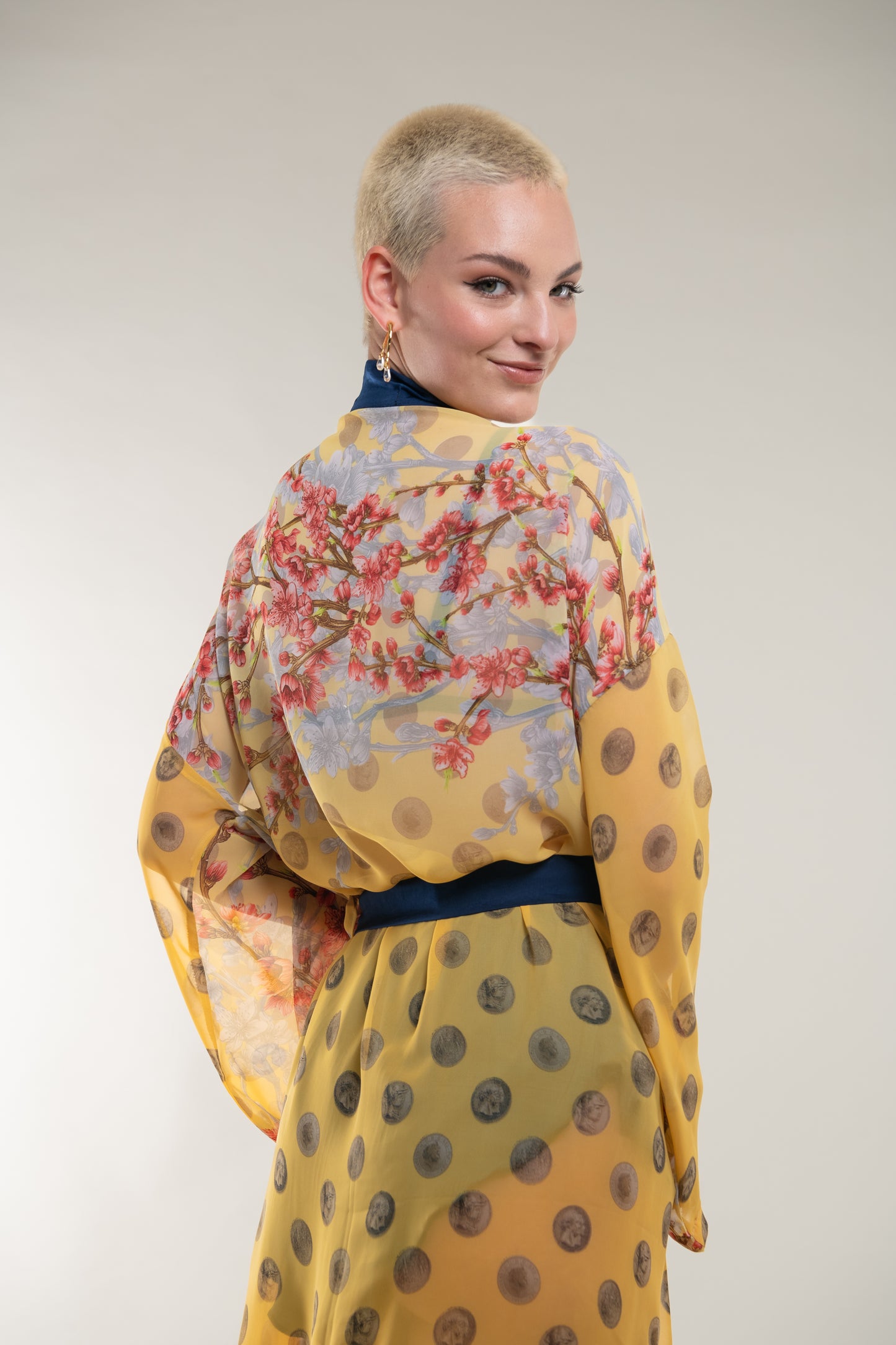 Kimono /bata Cerezo de Otoño